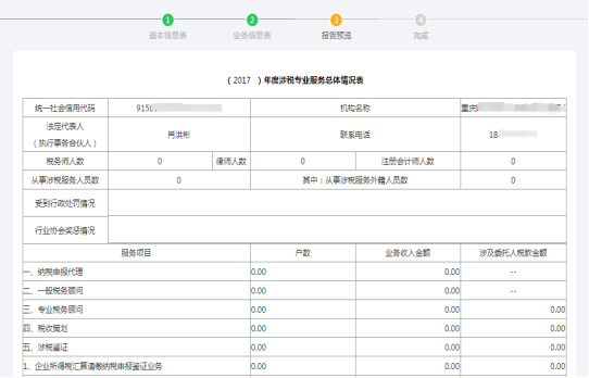 提交根據(jù)實(shí)際情況進(jìn)行填寫信息