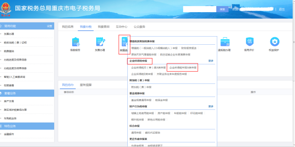 企業(yè)所得稅年報A類申報