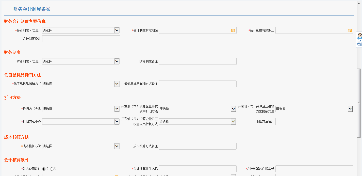 河南省電子稅務(wù)局新登記一般納稅人套餐