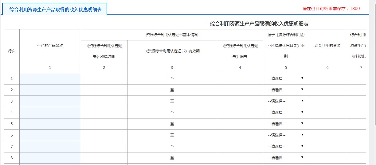 A107014研發(fā)費用加計扣除優(yōu)惠明細(xì)表