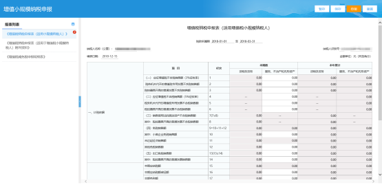 進(jìn)入申報表填寫頁面