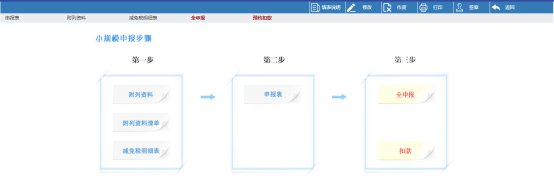 增值稅小規(guī)模納稅人（非定期定額戶）申報頁面