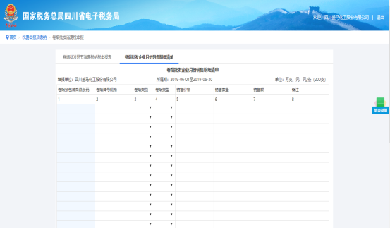 卷煙批發(fā)企業(yè)月份銷售明細(xì)清單