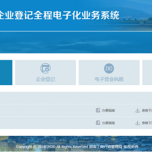 湖南省企業(yè)登記全程電子化業(yè)務(wù)系統(tǒng)名稱自主申報(bào)流程說明