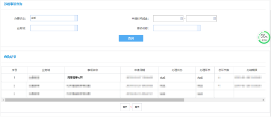 事項查詢、涉稅文書查簽及繳款