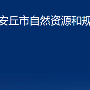 安丘市自然資源和規(guī)劃局各部門職責(zé)及聯(lián)系電話