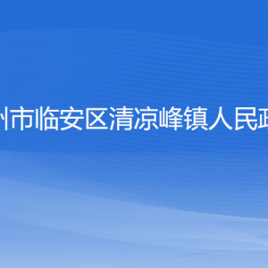 杭州市臨安區(qū)清涼峰鎮(zhèn)政府各部門負(fù)責(zé)人和聯(lián)系電話