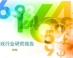 2017年中國游戲行業(yè)研究報(bào)告（鐘奇）