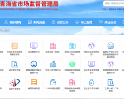 青海省企業(yè)登記全程電子化平臺入口