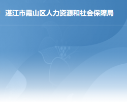 湛江市霞山區(qū)人力資源和社會保障局