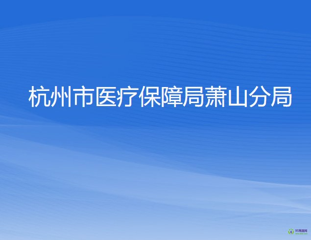 杭州市醫(yī)療保障局蕭山分局