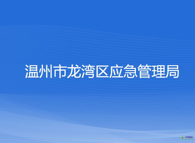 溫州市龍灣區(qū)應急管理局