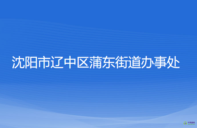 沈陽市遼中區(qū)蒲東街道辦事處