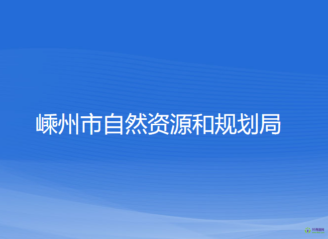 嵊州市自然資源和規(guī)劃局