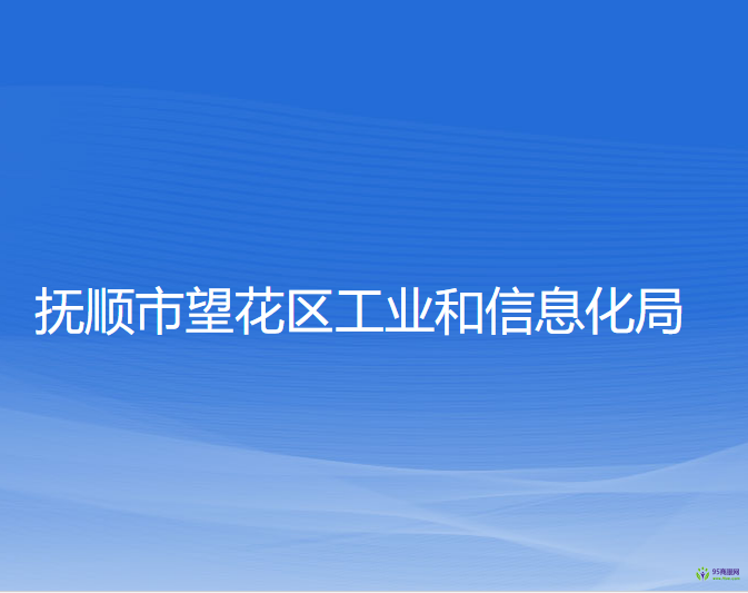 撫順市望花區(qū)工業(yè)和信息化局