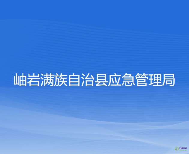 岫巖滿族自治縣應急管理局