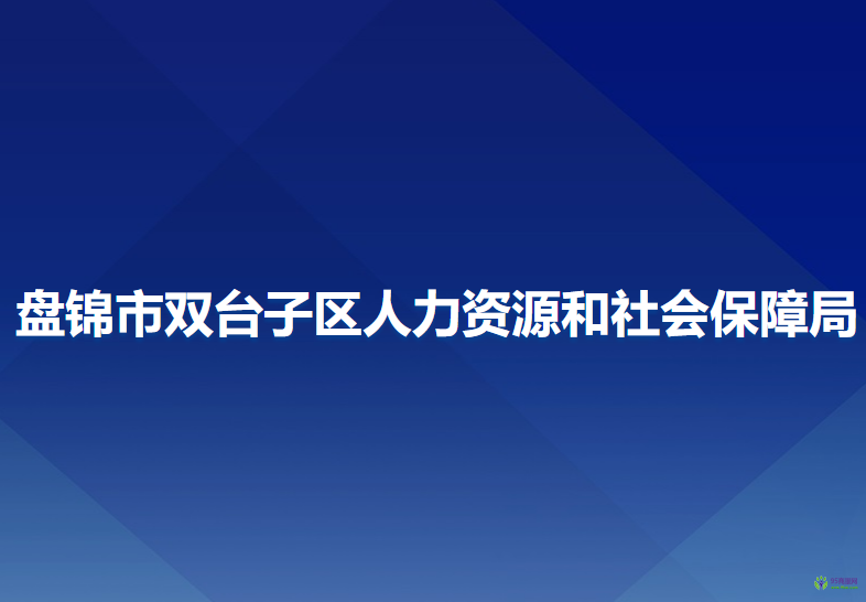 盤(pán)錦市雙臺(tái)子區(qū)人力資源和社會(huì)保障局